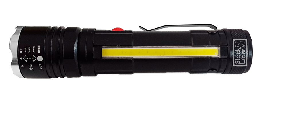 Linterna Recargable con zoom 250000W