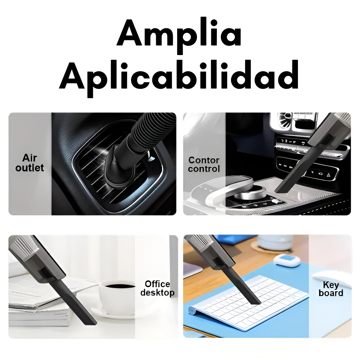 Aspirador de coche portátil